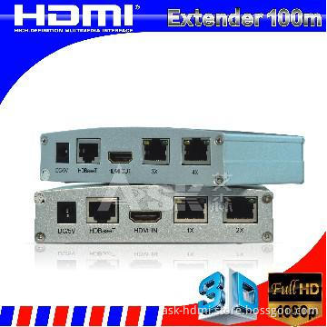 HDMI Extender by single cat 6/7 up to 100m